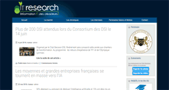Desktop Screenshot of itresearch.fr